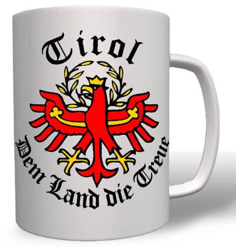 Tirol Alpen Berge dem Land die treue Wappen Abzeichen Emblem -Tasse Kaffee Becher #274
