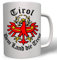 Tirol Alpen Berge dem Land die treue Wappen Abzeichen Emblem -Tasse Kaffee Becher #274