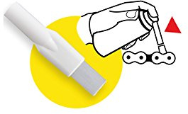 Innobike Pinselaufsatz-03560547 Pinselaufsatz Schwarz Einheitsgröße