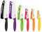 Zyliss 6-teiliges Messerset – Küchenmesser-Set mit Scheidenabdeckungen – Kochmesser, Santoku, Utility, gezackte Schälmesser, Schälmesser – Edelstahl