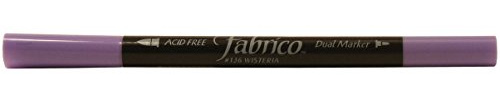 Tsukineko Fabrico Fabric Duel Ended Marker - Wisteria