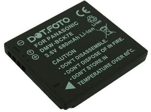 Dot.Foto DMW-BCK7, NCA-YN101F Premium 3.6v / 680mAh Rechargeable Battery for Panasonic Lumix DC-S5 DC-S5 II DC-S5 IIX GH5 II GH6 S5II S5IIX S5M2 S5M2X GH5M2