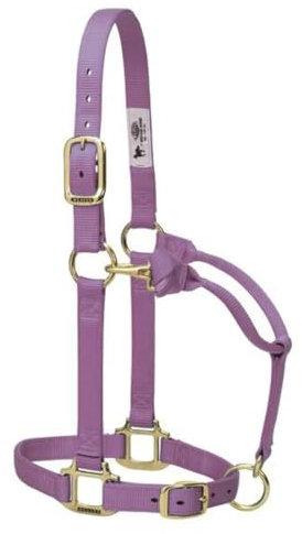 Weaver Leather Original Verstellbares Pferdehalfter, Nylon, großes Pferd, Lila (Lavender)
