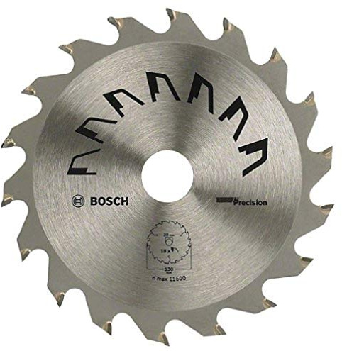 Bosch 1x Kreissägeblatt Precison (Sägeblatt für Holz, Ø 140 x 2.5/1.5 x 20/12.75 mm, 18 Zähne, ATB, mit 1x Reduzierring 12.75 mm, Zubehör Kreissäge)