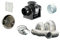 MF100T 245 m3/h Timer Inline Extractor Shower Extractor Fan Shower Chrome Kit 4