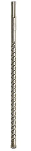 kwb Cross-Tip Hammerbohrer 264014 Professional mit SDS Plus Aufnahme (Ø = 14 mm, L = 460 mm, AL = 400 mm, 4-schneidig, einsetzbar in Hammerbohrern, auch für armierten Beton geeignet)