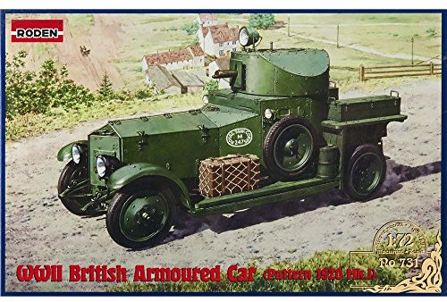 Roden 731 - Modellbausatz British Armoured Car, Pattern1920 Mk I, grau