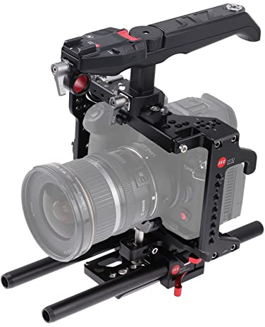 JTZ DP30 Kamera-Grundplatte DSLR Rigg und Handgriff