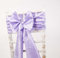 Taffeta Chair Sashes Covers for Wedding Events Corporate Chair Dressing (Lilac)