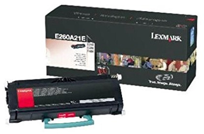 Lexmark E260A21E E260, E360, E460 Tonerkartusche 3.5K, schwarz