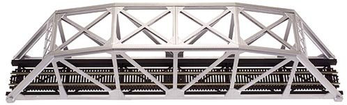 Atlas HO Gauge 18 Through Truss Bridge Kit - Code 83, Silver