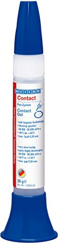 WEICON Contact Gel 30 g pastöser 1 Komponentenkleber Cyanacrylatklebstoff, farblos