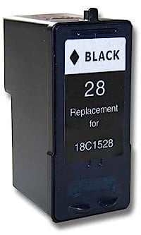 vhbw Tintenpatrone Schwarz kompatibel mit Lexmark X2500, X2510, X2530, X2550, X5070, X5075, X5490, X5495, Z1300 Drucker (wiederaufgefüllt, 18ml)