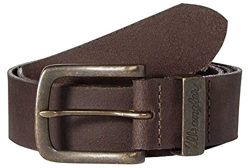 Wrangler Herren Metal Loop Gürtel, Braun Brown, 85