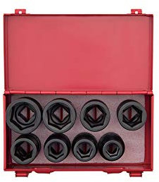KING TONY 6408MP10 Impact Socket, 3/4-inch, Set of 8