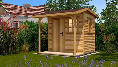 weka Gartenhaus 820 Gr. 2, natur, VD/T 100 cm, ET, EF