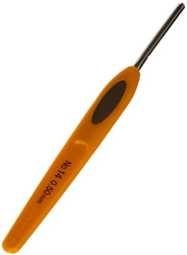 Clover CL1027 Häkelnadeln, Braun, 1