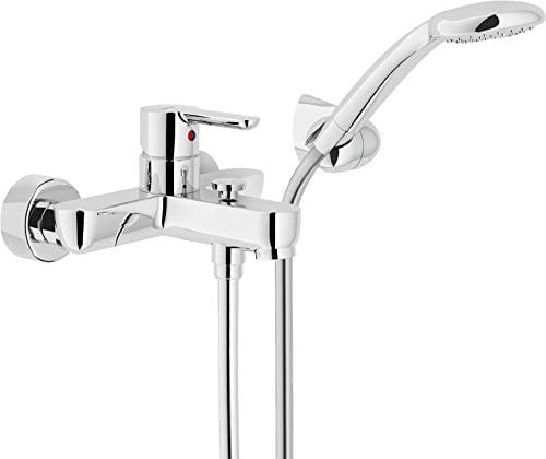 Nobili rubinetterie AB87110CR ABC Miscelatore Monocomando con Duplex Gruppo Vasca, Cromo