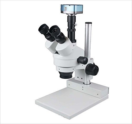 Radical 45X Digital Zoom Stereo Trinocular Microscope W 16Mp Camera W Measuring Software