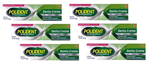 Polident Dentu-Creme, 3.9-Ounce (Pack of 6) by GlaxoSmithKline