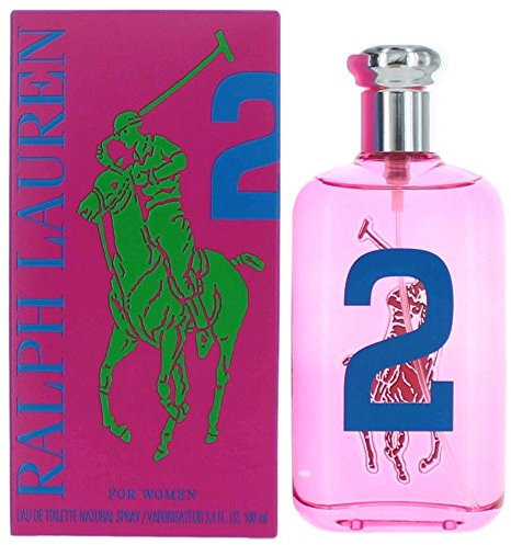 Polo Big Pony #2 Pink Women by Ralph Lauren Eau De Toilette 3.3 oz Spray by RALPH LAUREN