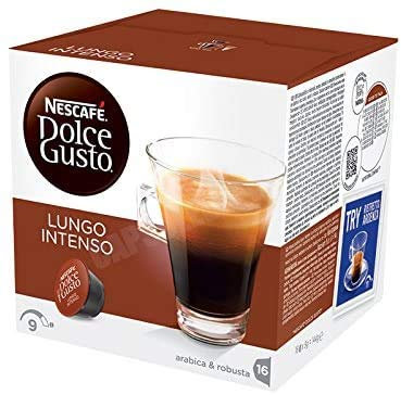 Nescafe Dolce Gusto Lungo Intenso x Lot de 6 (96 dosettes)