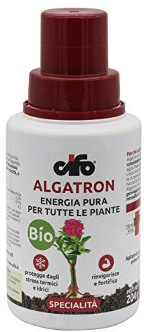 CIFO Algatron - Biostimolante Naturale per Piante a Base di Alghe Marine Brune, Potenzia la Crescita e le Difese Naturali delle Piante, Consentito in Agricoltura Biologica, Made in Italy, 200 ml