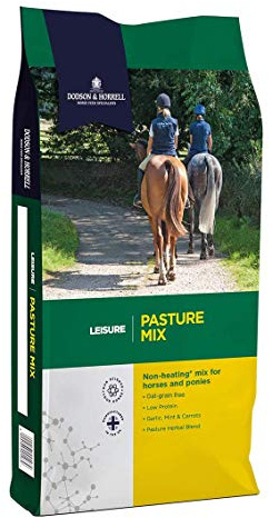 Dodson & Horrell Pasture Mix Horse Feed, 20 kg | An appetising oat-grain-free mix with mint, garlic, oregano and carrot for light to medium work.