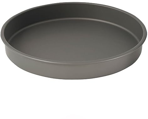 WINCO Round Cake Pan, 14-Inch, Hard Anodized Aluminum