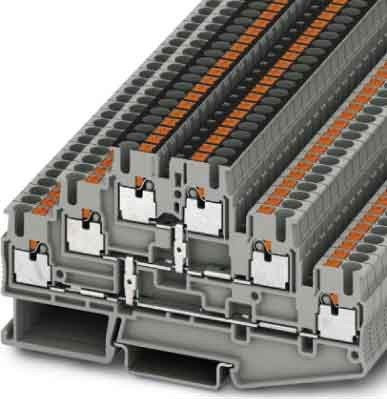 Phoenix - Klemme Schrittschiene pit2,5-3pv grau