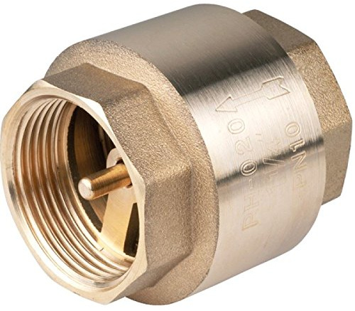 2 2 INCH Brass 12 BAR Check VALVES Non-Return Valve Female x Female with Brass Insert