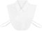 WINOMO Frauen Kragen Abnehmbare Damen Hälfte Shirt Bluse Weiß Krageneinsatz