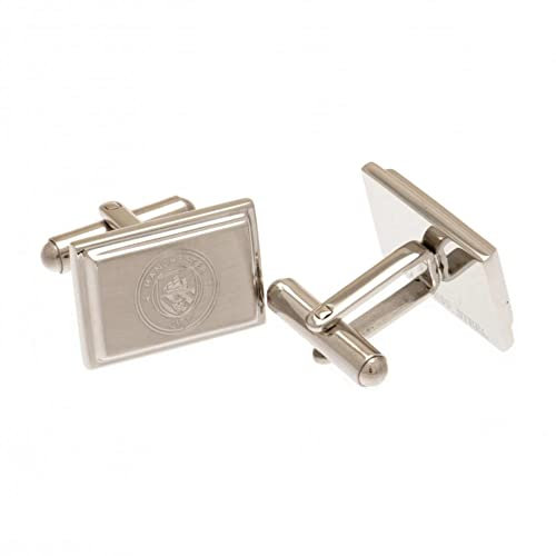 Manchester City F.C. Edelstahl Manschettenknöpfe Official Merchandise