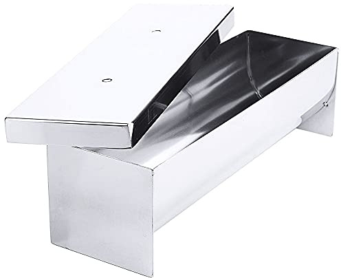 Contacto Edelstahl Pastetenform halbrund, 26 x 8 x 7,5 cm, mit Deckel