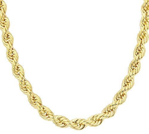 Citerna Thick Rope 9 ct Yellow Gold Chain Necklace of 18 inch/46 cm Length