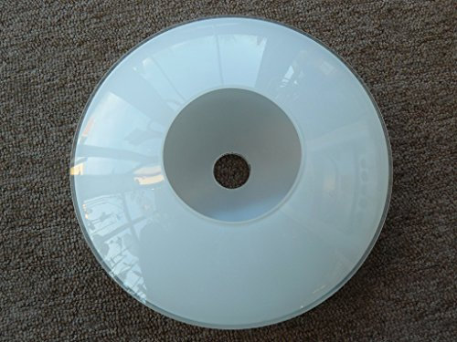 Ersatzglas Lampenglas UFO für Jo-Jo-Leuchten, 12V-Leuchten oder kleine Fassung G9, weiß glänzend