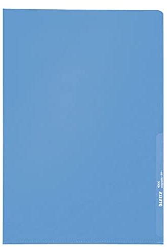 Leitz Sichthülle Standard, A4, PP, genarbt, dokumentenecht, blau