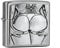 Zippo 5088Z321 Brikett-Strumpf Mädchen, 1300116, Silber (Silber)