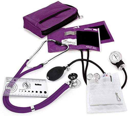 NCD Medical/Prestige Medical Kit manomètre anéroïde et stéthoscope double pavillon (Violet)