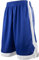 TopTie Herren Sport Shorts, Basketball Trainingsshorts Kurze Sporthose mit Taschen-Marineblau-L