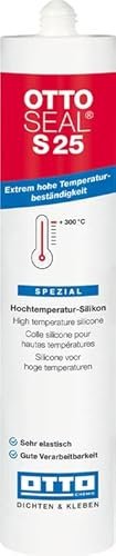 OTTOSEAL S 25 Hochtemperatur-Silikon 310 ml Kartusche C65 rotbraun