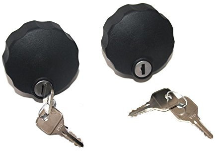 Knebelmutter-Set für Heckträger Original VW Zubehör/Ersatz Abschließbar