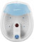 Signature SFS01N Foot Spa and Massager, Pedicure and Muscles Relaxing, Acupoint Technology with 3 Settings, White and Blue