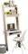SoBuy® FRG111-WN, Ladder Shelf Wall Shelf Storage Display Shelving Unit with Drawer & Desk Workstation