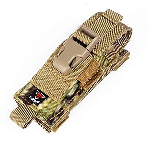 Multitool Pouch Sheath Folding Knife Sheath Pouch for Belt Molle Flashlight Mag Pouch