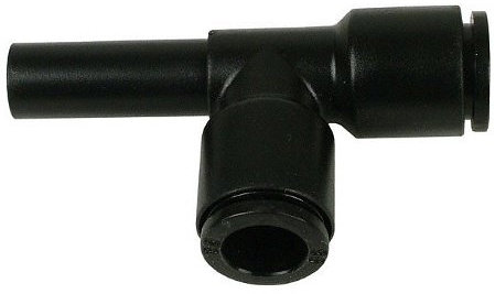 Plugin L-Steckanschluss 8mm Schwarz