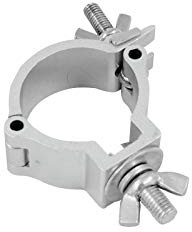 EUROLITE TPC-10 Klammer, silber | Montageklammer für 50-mm-Rohr, Maximallast WLL 150 kg