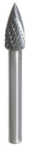 KS Tools 515.3253 HM Spitzbogen-Frässtift Form G, 8mm