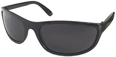 T2-Style Sonnenbrille, schwarzer Rahmen / Rauch Objektiv
