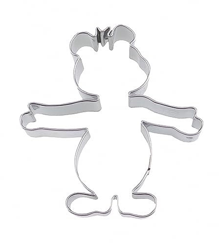 Staedter Oso Cortador de Galletas, Acero Inoxidable, Acero Inoxidable, Metalizado, 6,5 cm